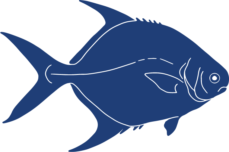 Fish Icons Golden Pompano Trachinotus auratus